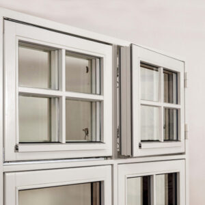 , Scandinavian 82mm thick wooden windows